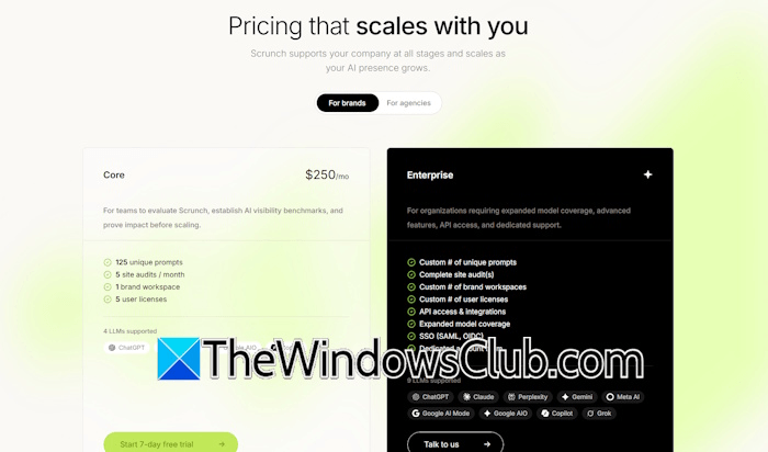 Scrunch pricing