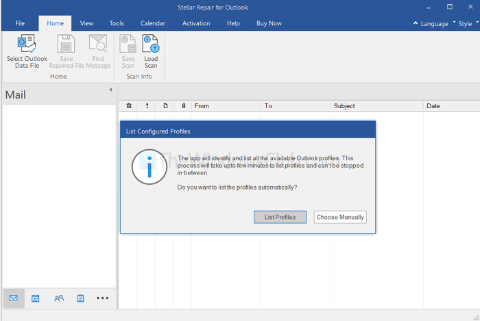List Outlook Profiles